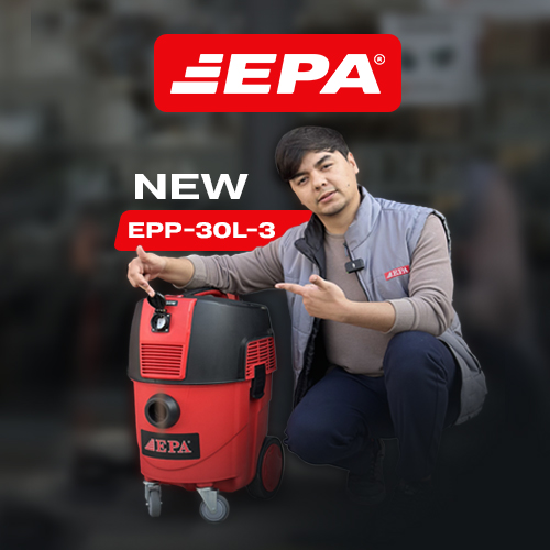 EPA introduces the new EPP-30L-3 professional vacuum cleaner